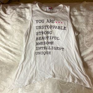 Girls Pop_Up X Inspirational Tank Top